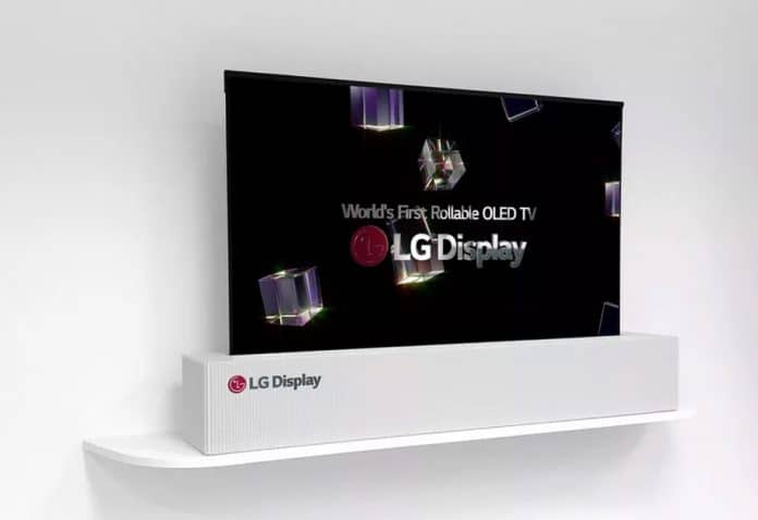 LGs aufrollbarer OLED-Fernseher ist kein Mythos. Ein erster Prototyp wird auf der CES 2018 ausgestellt