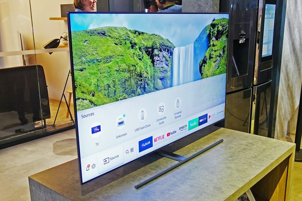 Handelt es sich bei den ausgestellten TV-Geräten auf der CES bereits um QLED TVs auf 2018?