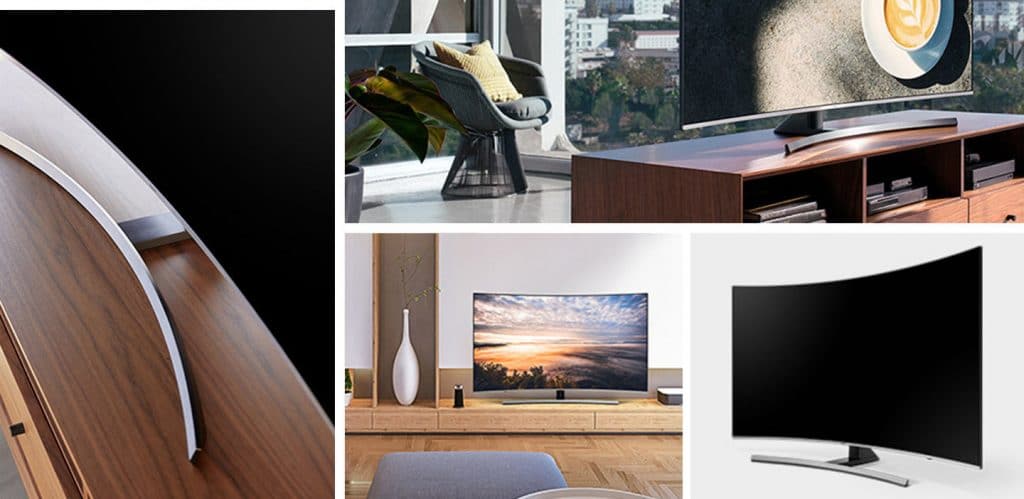 Auch in 2018 wird es von Samsung mit der NU7300 und NU8500 Serie noch curved UHD TVs geben