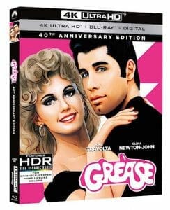 Ein Cover für die US-Version der "Grease" 4K Blu-ray ist bereits online