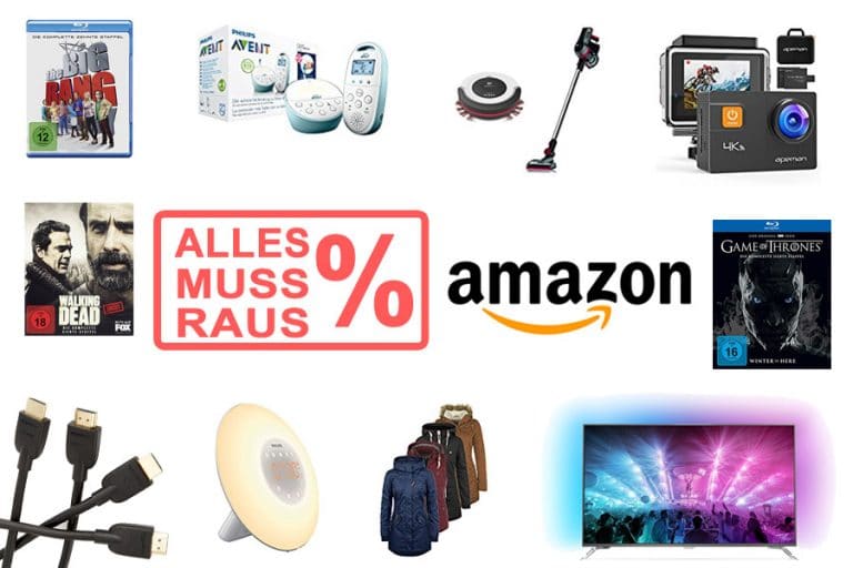 Räumungsverkauf „Alles muss raus“ auf Amazon.de