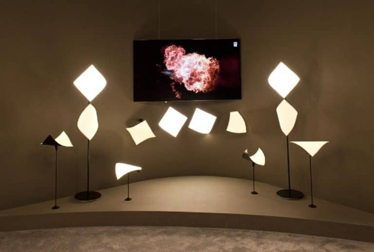 LG entwickelt OLED-Leuchten die zugleich als Lautsprecher dienen