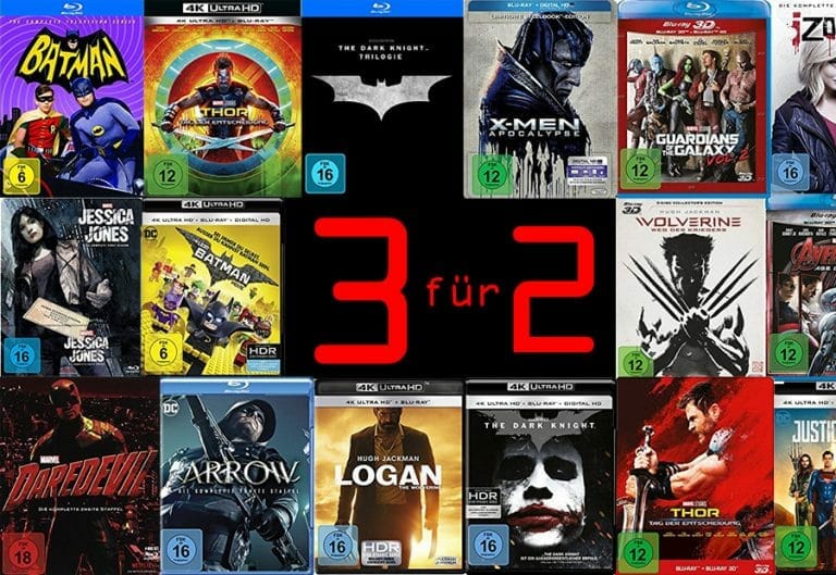 3 FÜR 2: Auf DC Comics und Marvel Filme (Amazon.de)