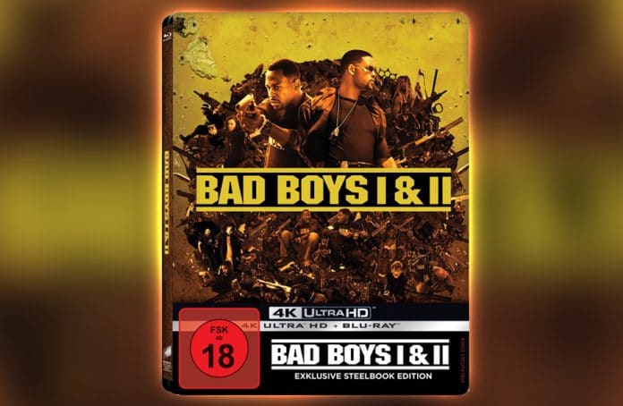 Teil 1 & 2 der Bad Boys-Filme erscheint als limitiertes 4K Blu-ray Steelbook - exklusiv auf Amazon.de
