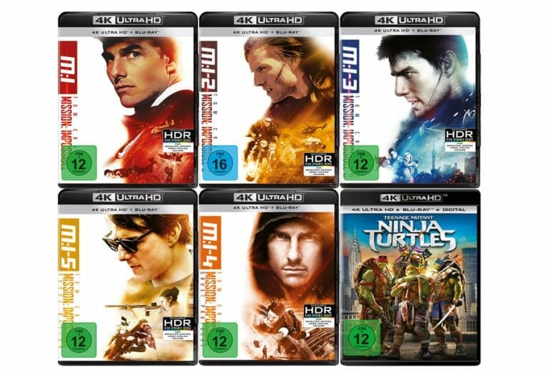 4K Blu-rays der „Mission: Impossible“-Filme erscheinen am 19. Juli 2018 (Update)
