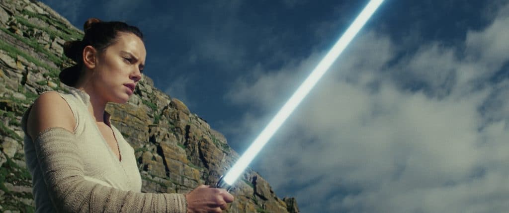 Die Figur der Rey (Daisy Ridley) gerät leider etwas in den Hintergrund