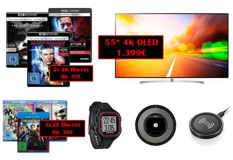 ANGEBOTE: Günstige OLED TVs + 4K Blu-rays, Serien & Boxsets bis zu 33% reduziert uvm.