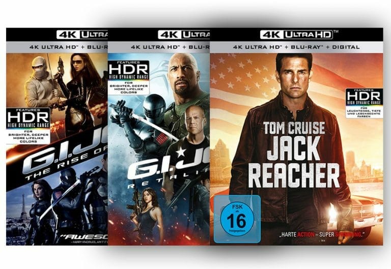 Weitere 4K Remaster von Paramount:  „G.I. Joe“ und „Jack Reacher“