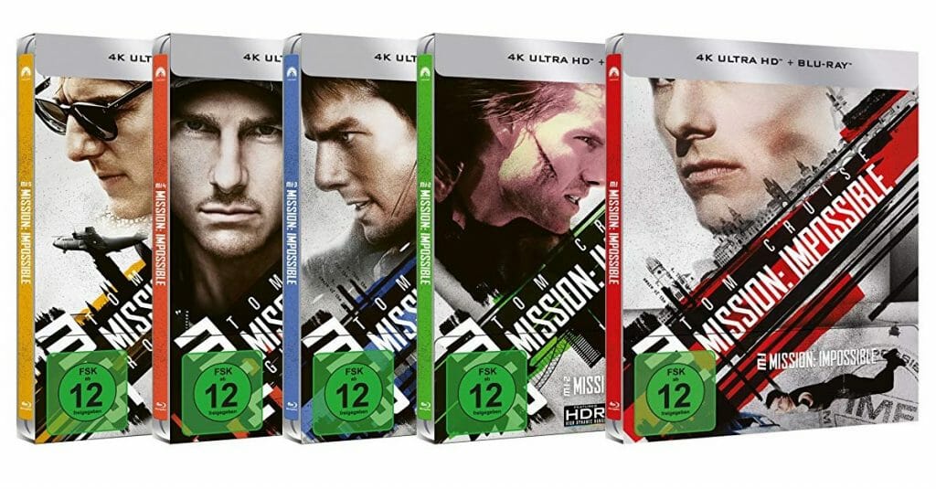 Wird es neue 4K Steelbooks der ersten Mission Impossible-Filme geben, oder legt man die alten Cover nochmals auf? Die hier gezeigten Varianten zeigen die alten Versionen!