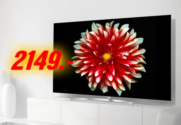 LG B7 4K OLED mit 65 Zoll zum Bestpreis von 2.149 EURO (Solange Vorrat reicht)