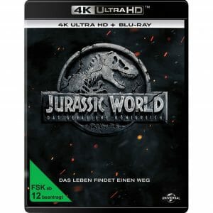 Jurassic World: Das gefallene Königreich 4K Blu-ray Cover