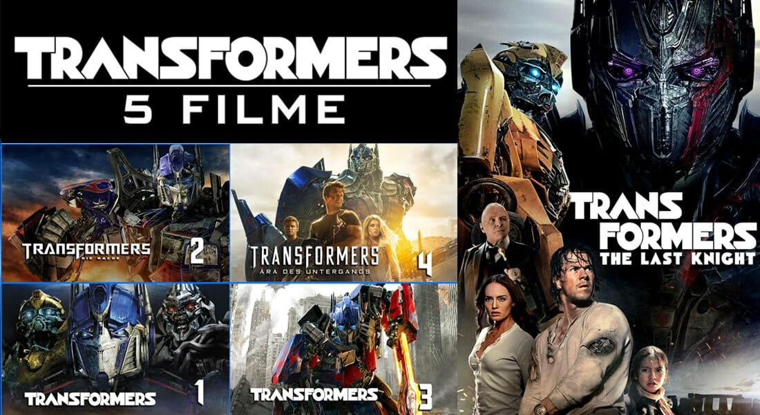 Transformers 5FilmCollection in 4K & Dolby Vision für nur 34,99 Euro