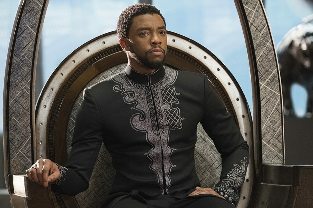 Chadwick Boseman in der Rolle des T'Challa - Black Panther
