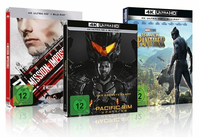 Juli-Neuheiten auf Blu-ray & 4K UHD Disc (Pacific Rim, Mission: Impossible, Black Panther…)