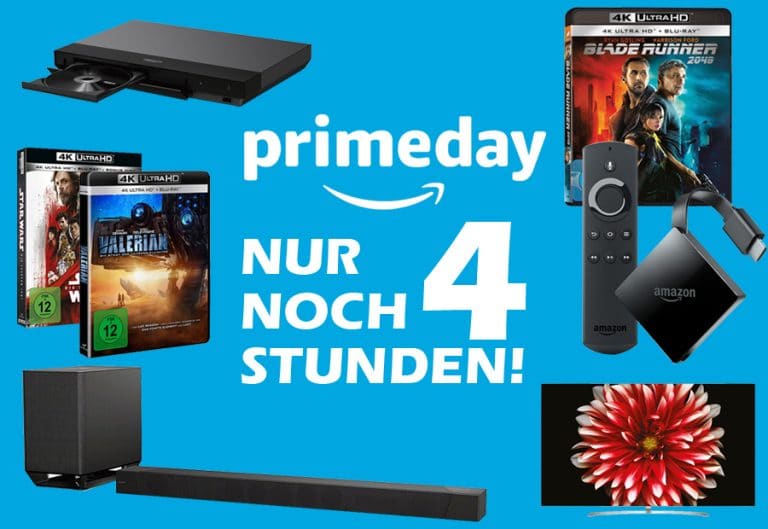 NUR NOCH 4 STUNDEN PRIME DAY! Letzte Chance!