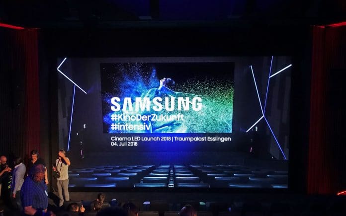 Unser erster Gedanke zum Samsung Cinema LED Display war: