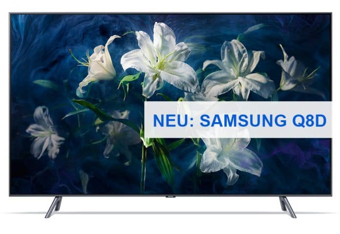 Q8D: Samsung erweitert sein QLED-Lineup um ein zusätzliches Modell mit Direct-LED-Backlight