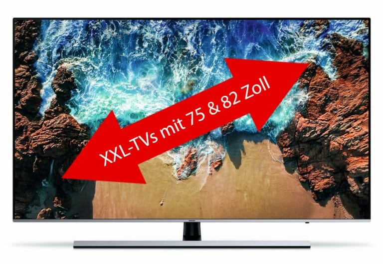 XXL-TVs mit 75 & 82 ab 2.199 Euro (Tagesangebot)