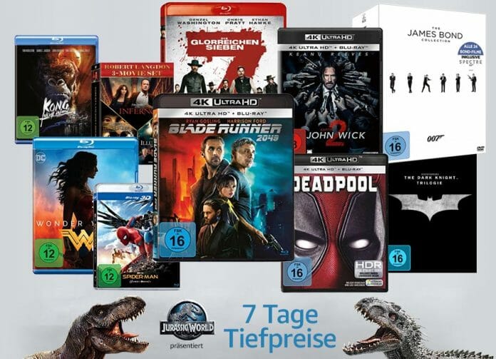 7 Tage Tiefpreise auf DVDs, 4K & 3D Blu-rays, Serien- & Filmboxen, Steelbooks uvm.