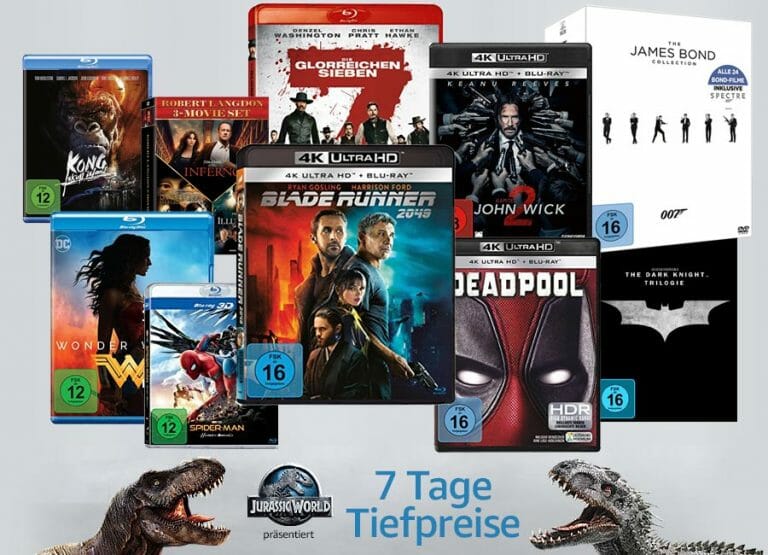 Tiefpreistage: Über 7.000 Titel reduziert – DVDs, Blu-rays, 4K UHD Discs uvm.