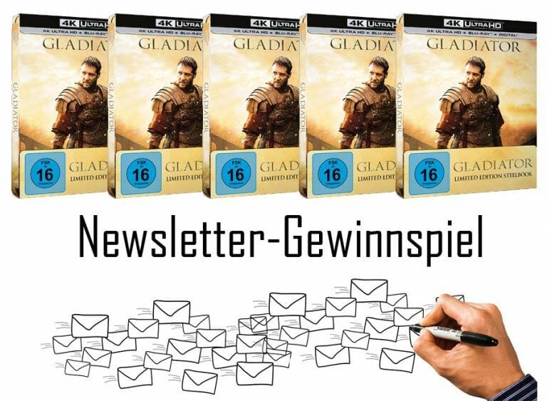 BEENDET: Newsletter abonnieren und „Gladiator 4K Steelbook“ gewinnen