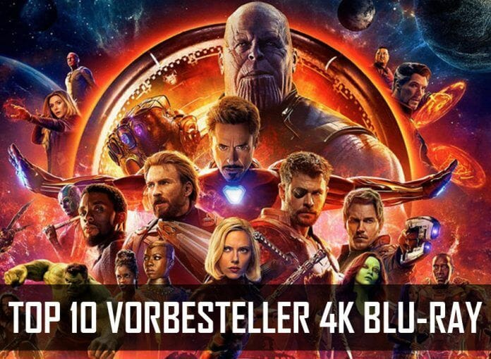 Die 10 Titel sind in den 4K-Vorbesteller-Charts ganz weit oben