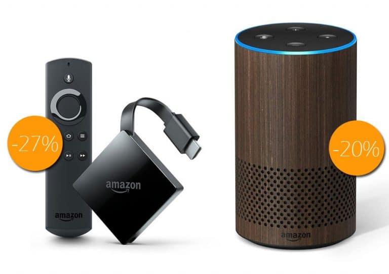 Reduziert: Amazon Fire TV 4K/HDR und Amazon Echo aus „zweiter Hand“