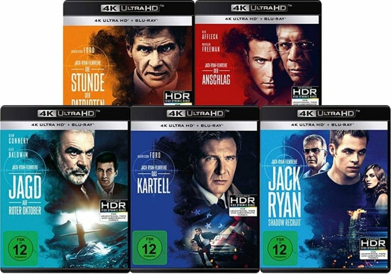 Universal bestätigt Dolby Vision HDR für Jack Ryan Filme (4K Blu-ray)