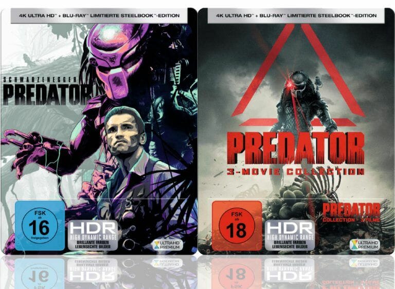 „Predator“ und „Predator Trilogie“ erscheinen als 4K Blu-ray Steelbook