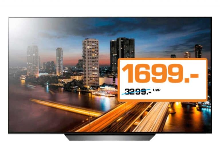 LG 65 Zoll 4K OLED TV mit Dolby Vision zum Bestpreis von 1.699 Euro!