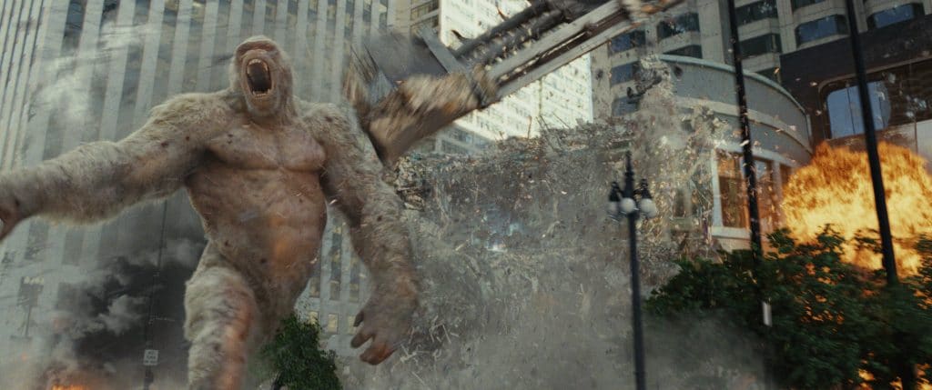 Die visuellen Effekte und das CGI in "Rampage: Big meets Bigger" rocken ganz schön