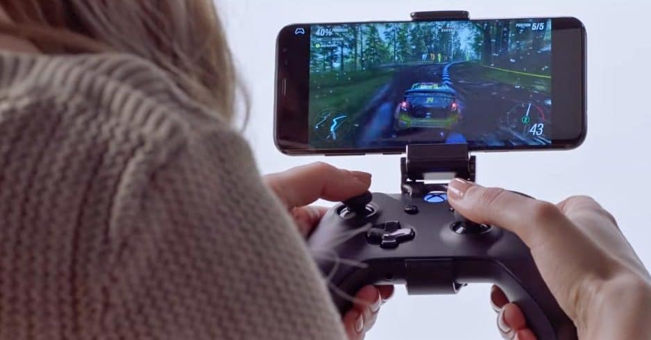 Forza auf einem Android Smartphone mit Xbox Wireless Controller (Bluetooth)