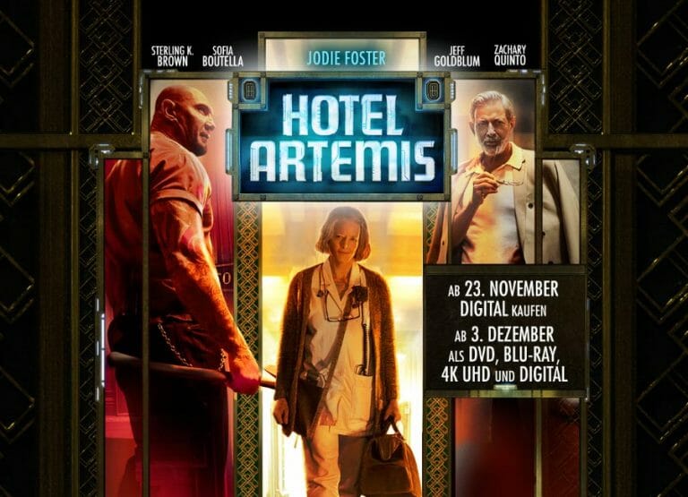 „Hotel Artemis“ mit Jodie Foster erscheint auf DVD, Blu-ray und 4K UHD Disc