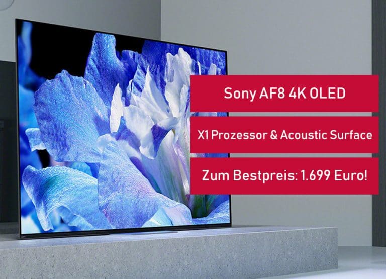 Sony AF8 4K OLED mit Acoustic Surface für nur 1.699 Euro (Angebot)