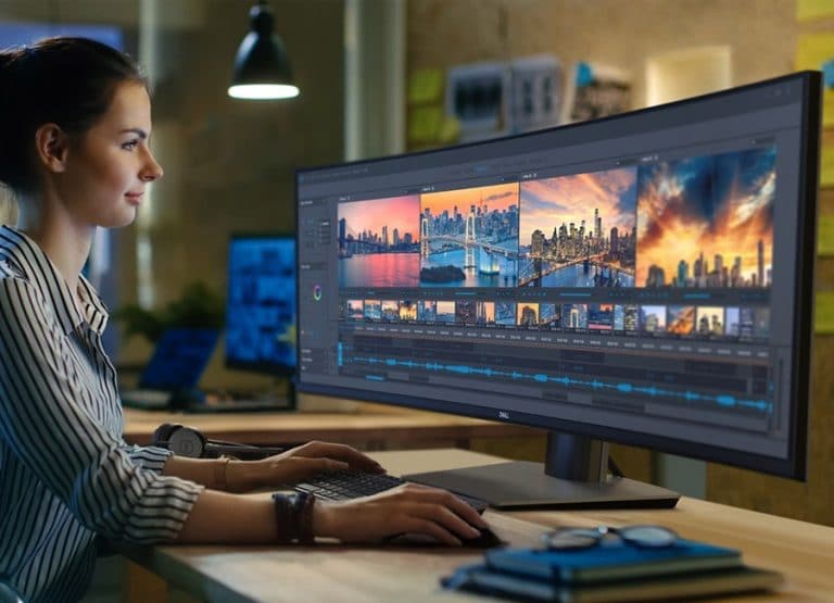 Richtig breit: Dell U4919DW curved 49-Zoll 5K-Monitor ist ein Traum fürs Büro