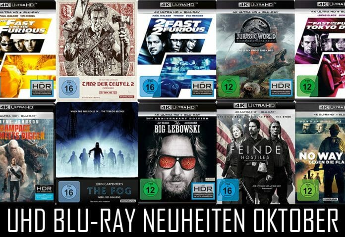 UHD Blu-ray Neuheiten im Oktober 2018