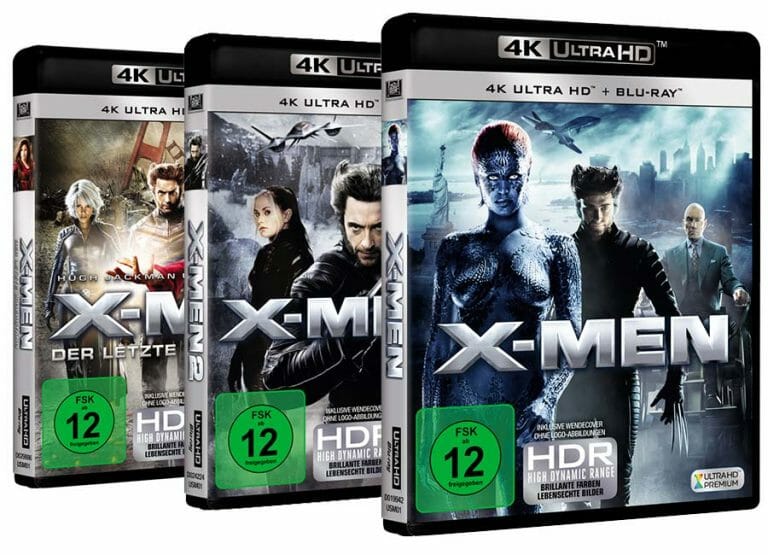 Fox veröffentlicht X-MEN 1-3 auf 4K UHD Blu-ray