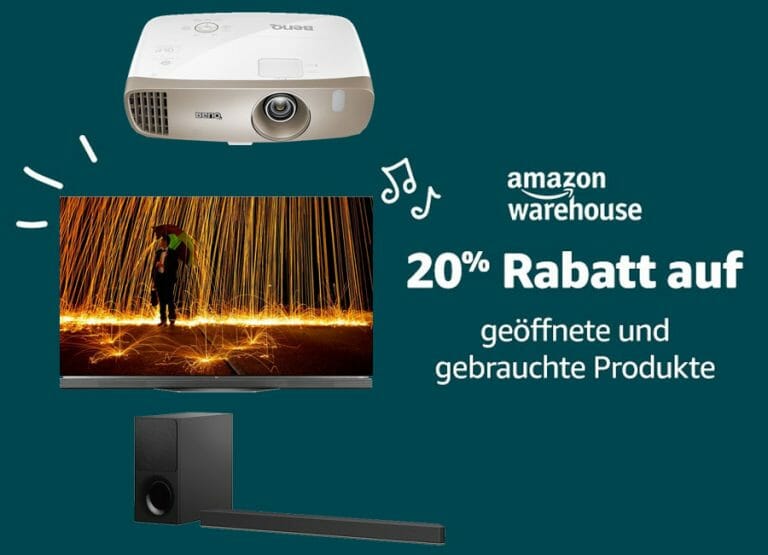 20% auf Warehouse Deals (OLED-TVs, Soundbars, Beamer uvm.)