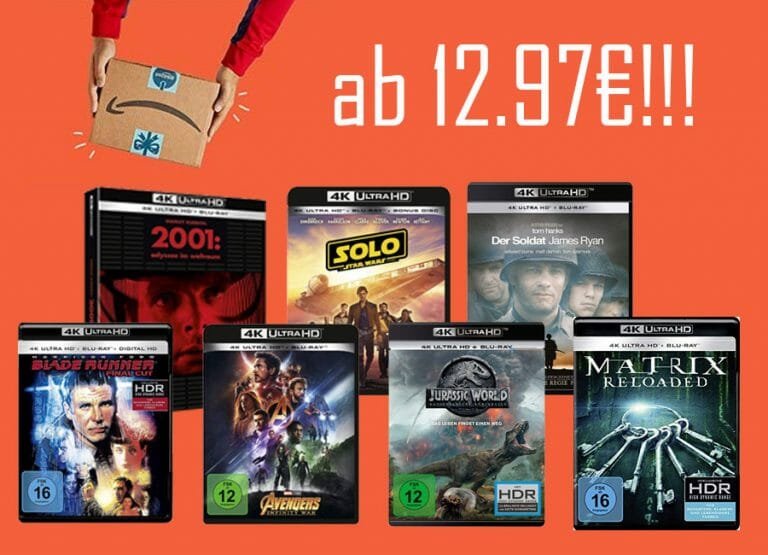 4K UHD Blu-rays ab 12.97 Euro (NUR HEUTE)