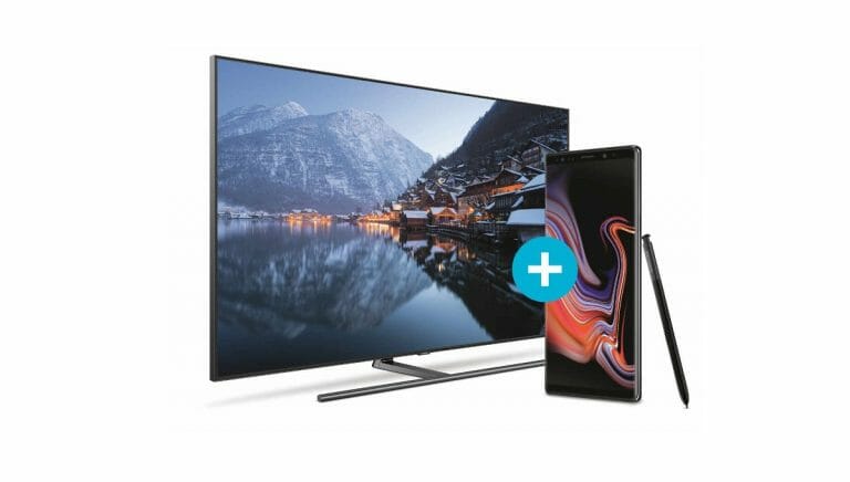 Samsung Superdeals: Gratis-Smartphones & Cashback beim Kauf von QLED-TVs und Soundbars