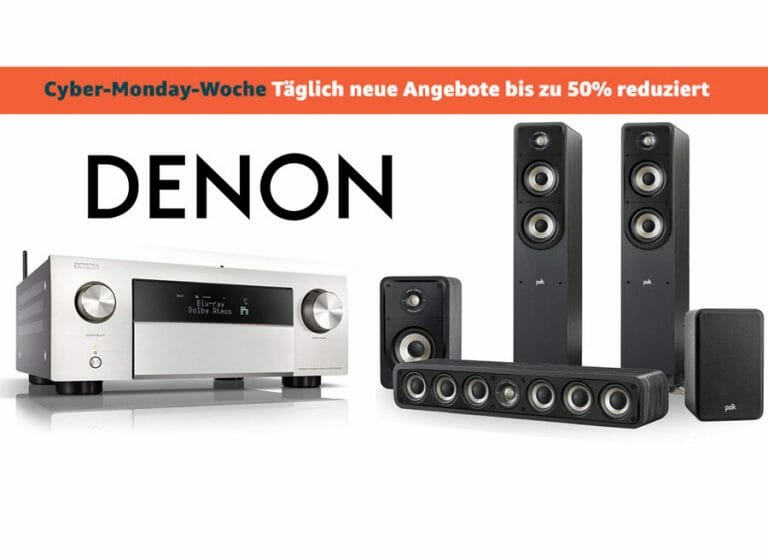 Denon AV-Receiver und Lautsprecher-Bundles bis zu 40% reduziert (Beendet)