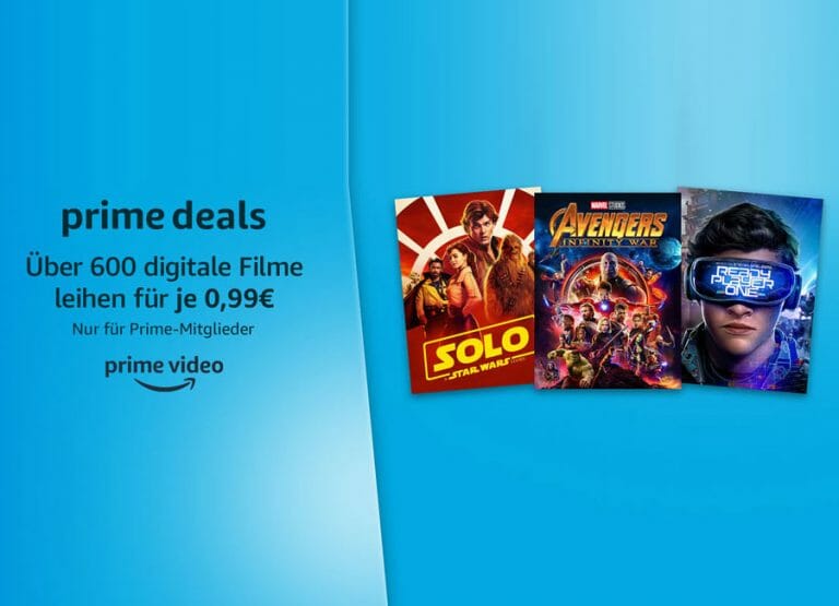 Über 600 digitale Filme für je 0.99 € ausleihen (Prime Video)