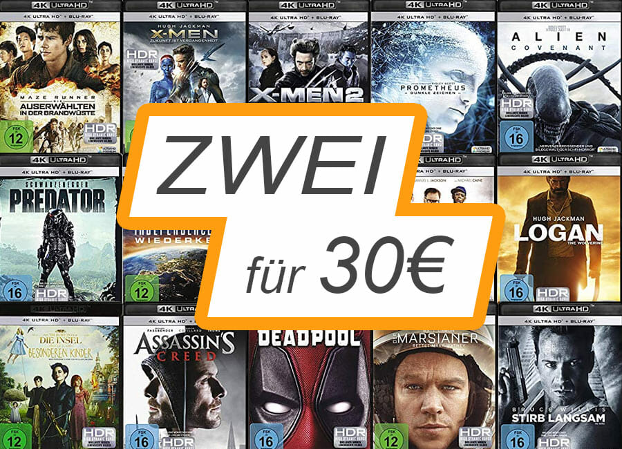 Zwei 4k Uhd Blu Rays Zum Preis Von 30 Euro 4k Filme
