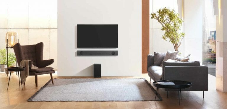 LG bringt neue Soundbars mit Dolby Atmos, DTS:X und KI-Unterstützung (CES 2019)