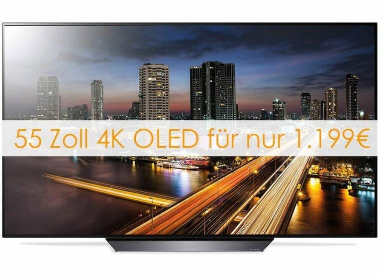 LG B8 OLED TV mit 55 Zoll für nur 1.199 Euro!
