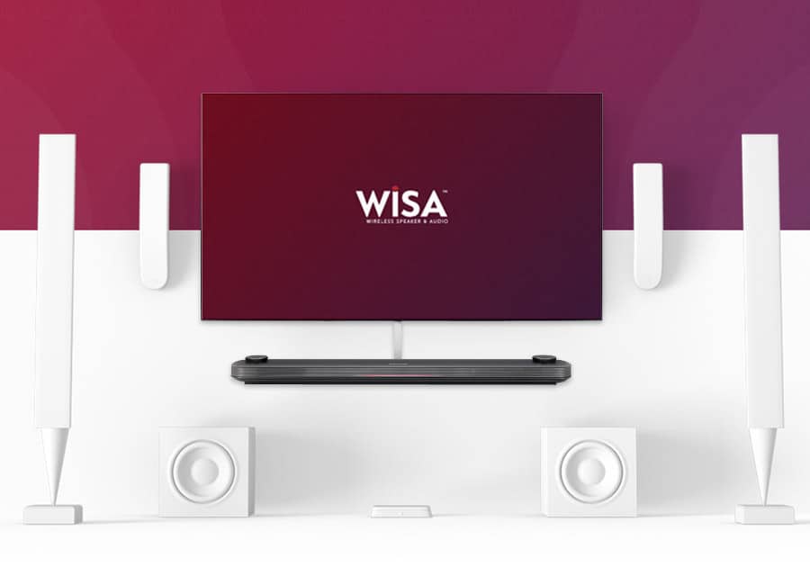 LG OLED & UHD TVs aus 2019 werden unkomprimierte Audiosignale kabellos via WiSA übertragen können!