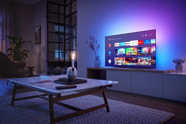 Zur Auslieferung werden die neuen Modelle mit Android TV 9 (Pie) ausgestattet sein