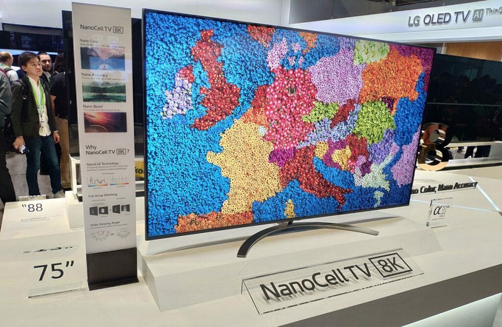 Nicht nur das 2019 OLED-Lineup, auch ausgewählte LCD-TVs wie dieser 75 Zoll 8K NanoCell TV sind mit HDMI 2.1 ausgestattet
