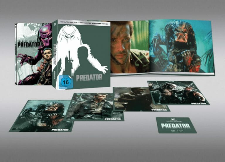 Slipsheet „Predator“ 4K Blu-ray Steelbook ist auf 444 Stück limitiert!