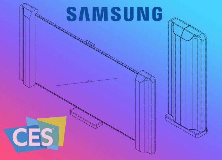 Samsung patentiert Fernseher mit aufrollbarem Display